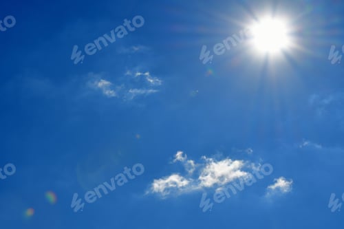 Preview: Bright Sun Shining in a Blue Sky