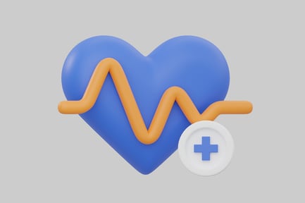 Preview: Contemporary Heart with Medical Emblem