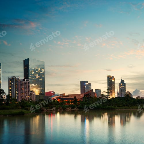 Preview: Lake and city