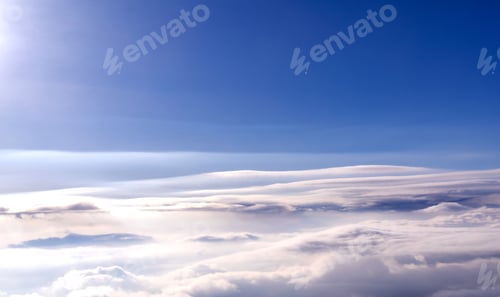 Preview: clouds in the sky from a bird's eye view