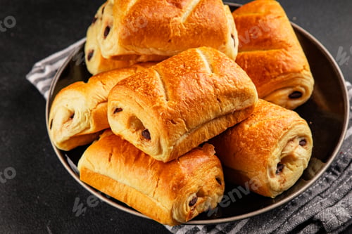 Preview: Chocolate bun pain au chocolate sweet pastry dessert food preparation tasty food