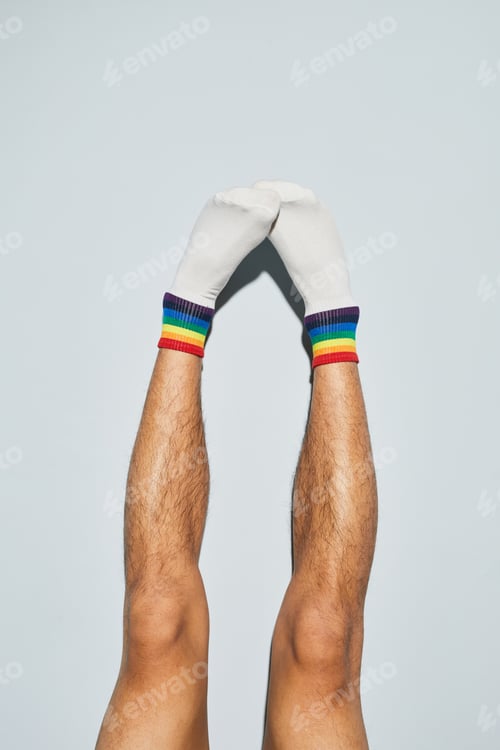 Preview: Playful Man in Socks Minimal