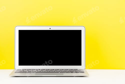 Preview: Studio workspace with laptop computer