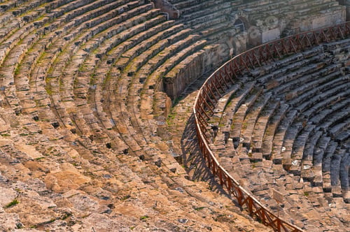Preview: Roman amphitheater in the ruins of Hierapolis, in Pamukkale, Turkey