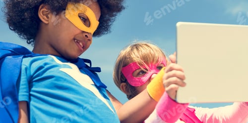 Preview: Children Childhood Super Hero Concept