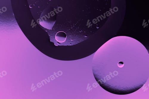 Preview: minimal purple liquid, abstract background