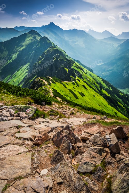 Preview: Stunning trail in the mountains, Poland, Europe
