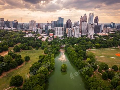 Preview: Atlanta, Georgia, USA Over Piedmont Park