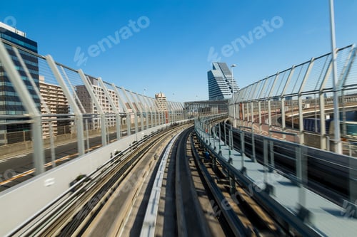 Preview: Train passing through tunnel