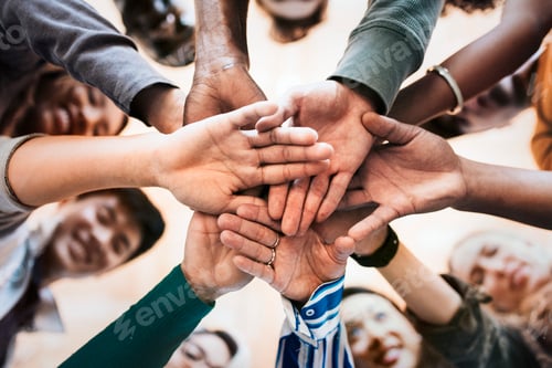 Preview: Group of people hands together