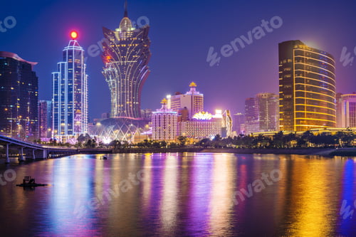 Preview: Macau, China Skyline