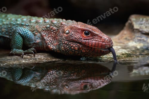 Preview: Northern caiman lizard (dracaena guianensis)
