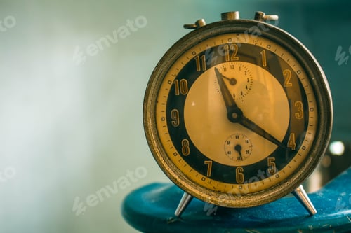 Preview: antique clock of vintage
