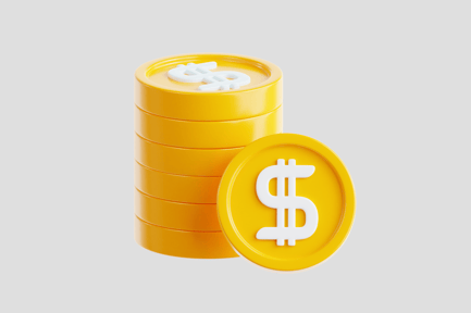 Preview: Dollar Coin Stack