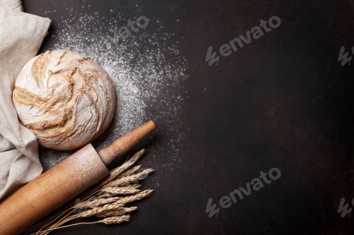 Preview: Homemade crusty bread