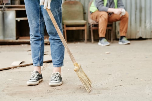 Preview: Sweeping Dusty Yard