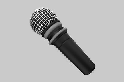 Preview: Microphone 3D Illustration