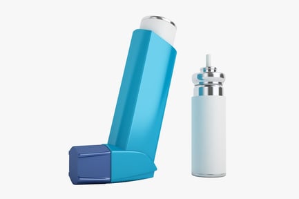 Preview: Portable Asthma Inhaler with Medicine Cartridge