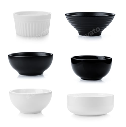 Preview: bowl on white background