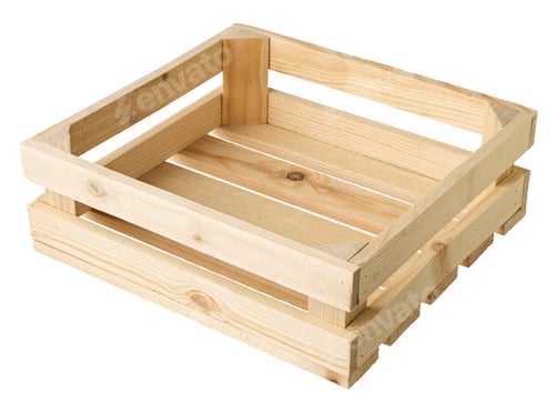 Preview: Empty wooden crate