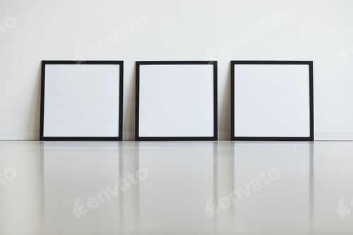 Preview: Three Frames on White Mock Up