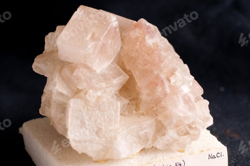 Preview: halite or rock salt mineral