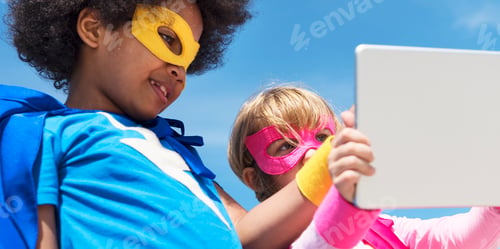 Preview: Children Childhood Super Hero Concept