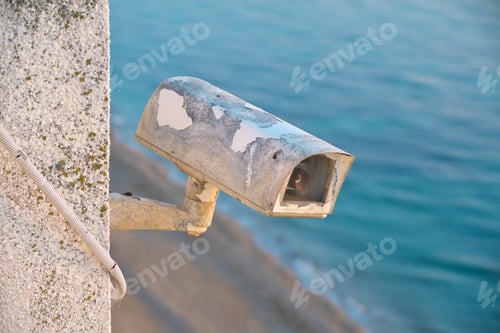 Preview: Old security cctv camera.