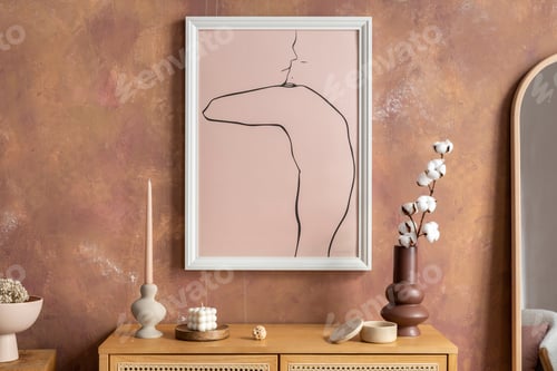 Preview: Creative composition vintage living room
