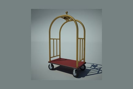 Preview: Hand truck with arched canopy