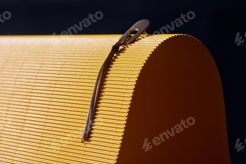 Preview: beautiful earring on yellow and black striped surface