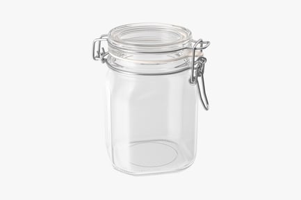 Preview: Clip-Lock Glass Storage Jar