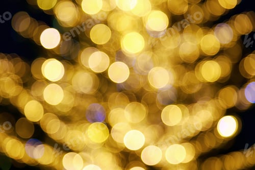 Preview: Points of light, blur. Holiday lights.