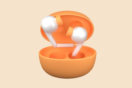 Visualização: Fones de ouvido sem fio