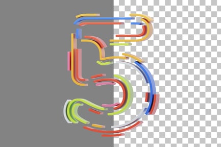 Preview: Stripes 5 3D Icon