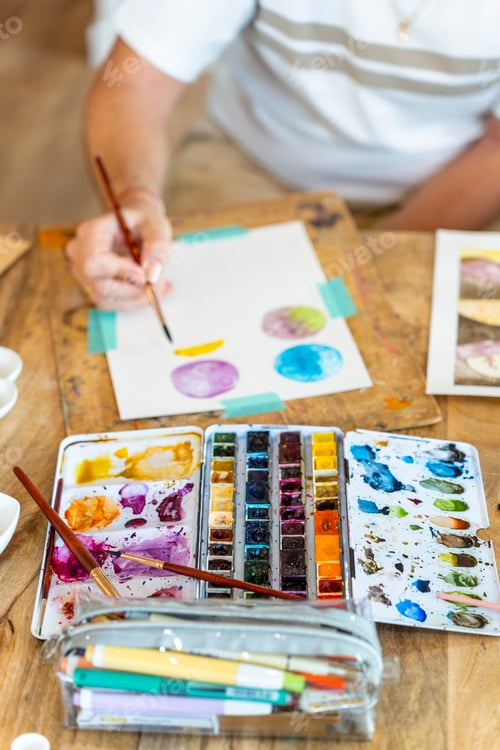 Preview: Watercolor Workshop. Creative Discoveries: Women Unlocking their Artistic Potential
