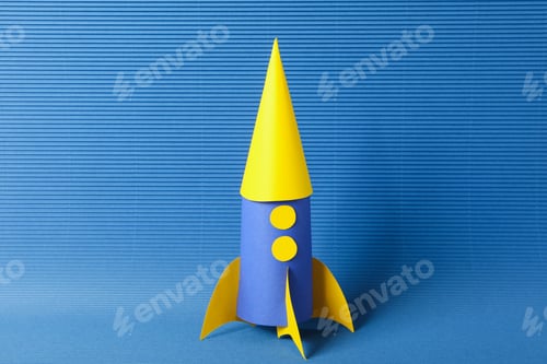 Preview: Concept of World Children's Day on blue textured background