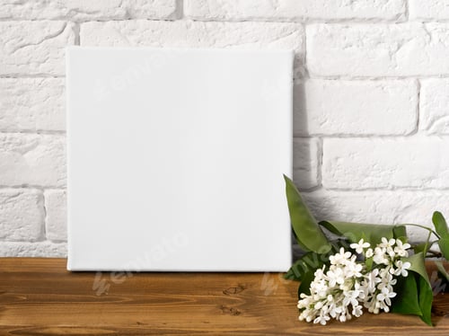 Preview: Blank canvas frame.