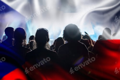 Preview: Czech Republic supporters and fans during football match