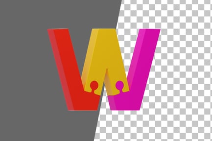 Preview: Puzzle W 3D Icon