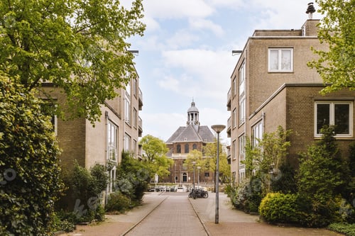 Preview: Panorama view of brick houses