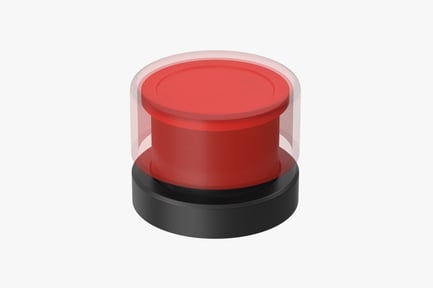 Red Alert Button with Clear Guard