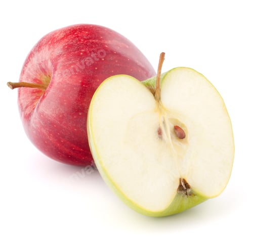 Preview: Red and green apple