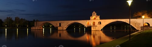 Preview: Pont St. Benezet (AKA Pont d'Avignon) famous medieval bridge in the town of Avignon, France