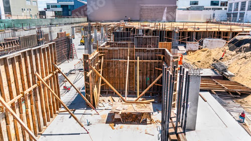 Preview: Foundation level construction site