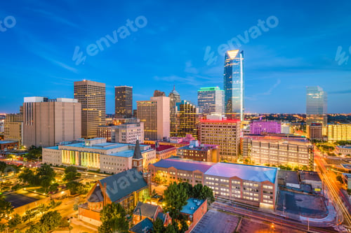 Preview: Oklahoma City, Oklahoma, USA Skyline