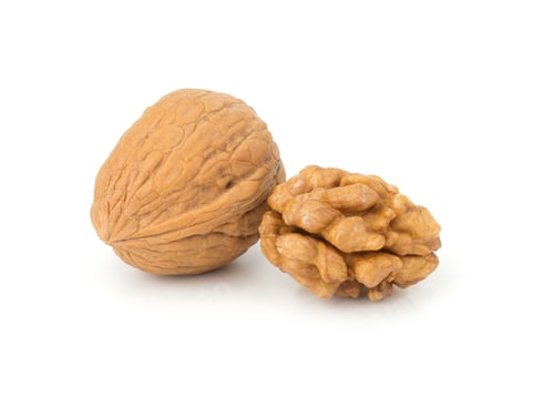 Preview: Walnuts isolated on white background