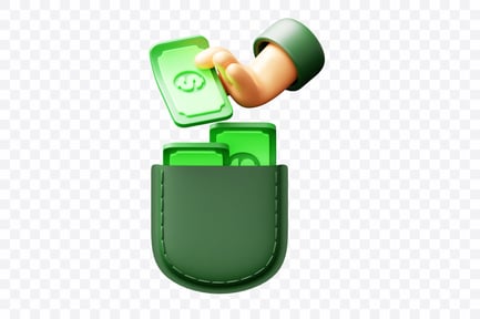 Preview: 3D Money in Pocket