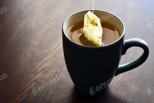 Preview: Putting a tea bag in hot water.