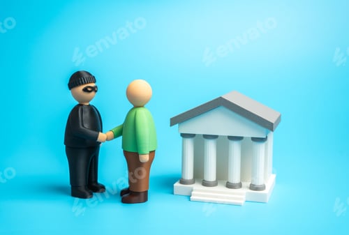 Preview: Fraud in the financial and banking sectors. Deception and withdrawal of savings from bank accounts